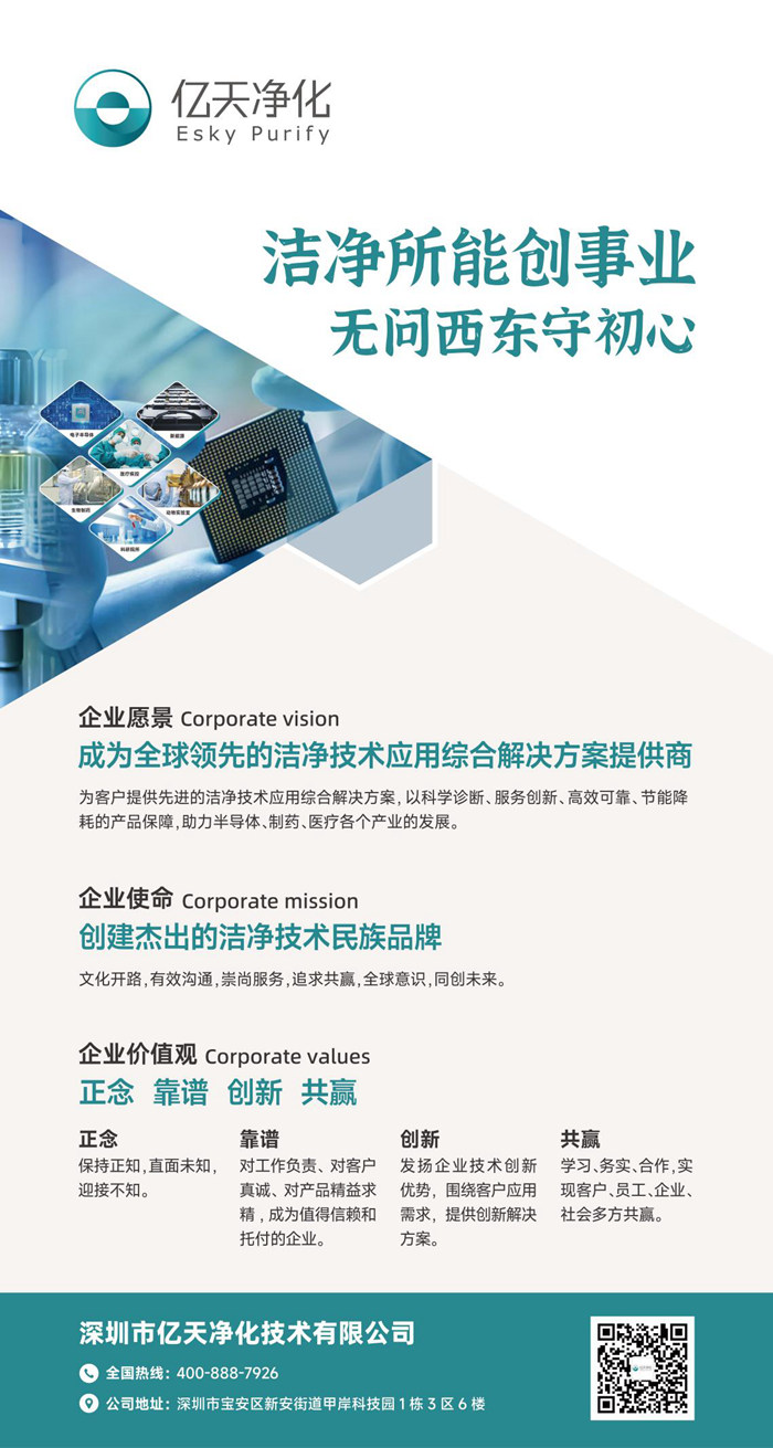 潔凈所能創(chuàng)事業(yè)，無問西東守初心！億天凈化企業(yè)文化煥新升級！